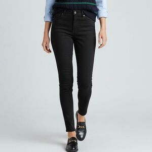 Talbots 10 Black Denim Jeggings Skinny Jeans Pants Leggings Luxury Boardwalk